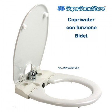 COPRIWATER con BIDET sedile con funzione BIDET INCORPORATO art.320TGRY